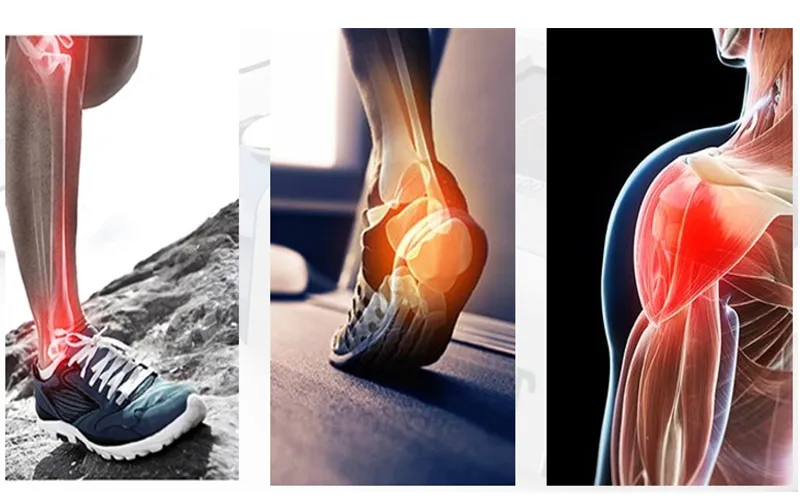 Dispositivo de terapia de ondas de choque FSWT vertical para cicatrização muscular e articular 5